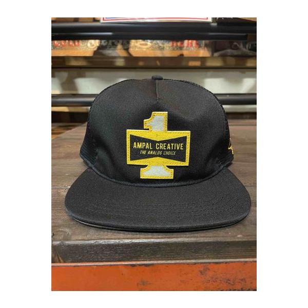 アンパルクリエイティブ/AMPAL CREATIVE キャップ S294 CHAMPION - Premium Trucker - Black