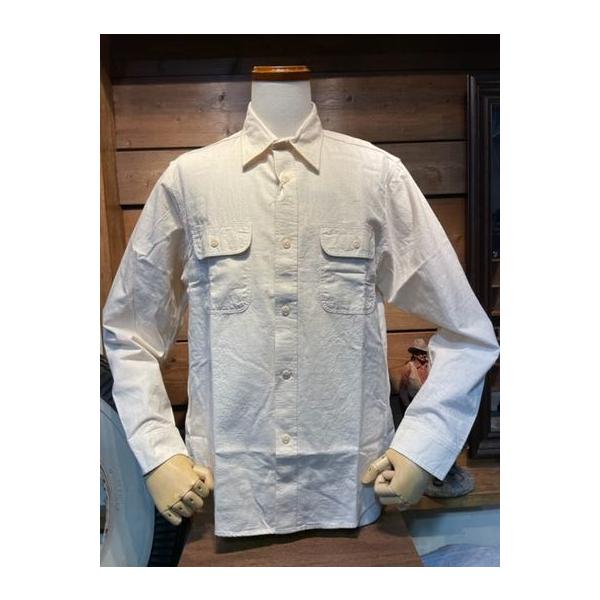 シュガーケーン/SUGAR CANE ワークシャツ SC27851 WHITE CHAMBRAY WORK SHIRT