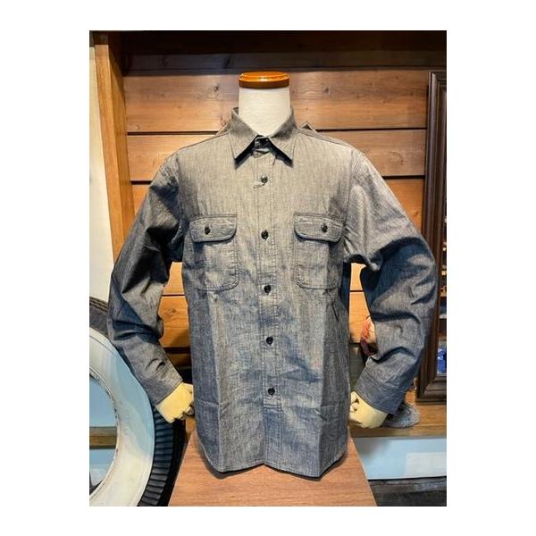 シュガーケーン/SUGARCANE ワークシャツ SC29159 BLACK CHAMBRAY WORK SHIRT