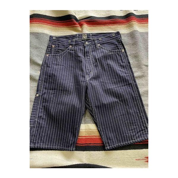 シュガーケーン/SUGAR CANE ショートパンツ SC51443 FICTION ROMANCE 9oz. WABASH STRIPE ZIP FLY SHORTS