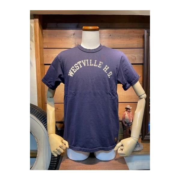 デラックスウエア/DELUXEWARE Tシャツ SDT-2301...WESTVILLE H.S BBLACK
