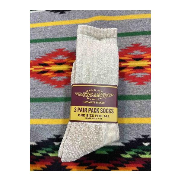 トイズマッコイ/TOYS McCOY ソックス TMA2618 3-PACK BOOTS SOCKS