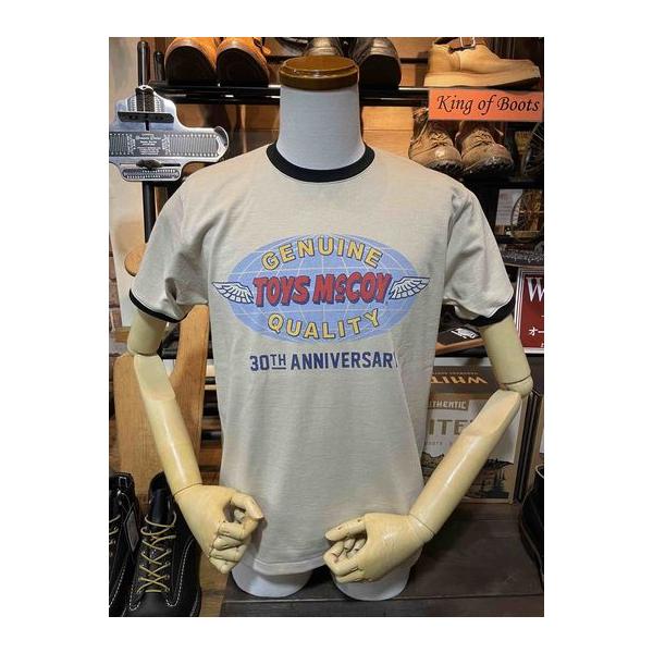 トイズマッコイ/TOYS McCOY Tシャツ TMC2609 JOHNNY RINGER TEE 30TH ANNIVERSARY TOYS McCOY LOGO BEG