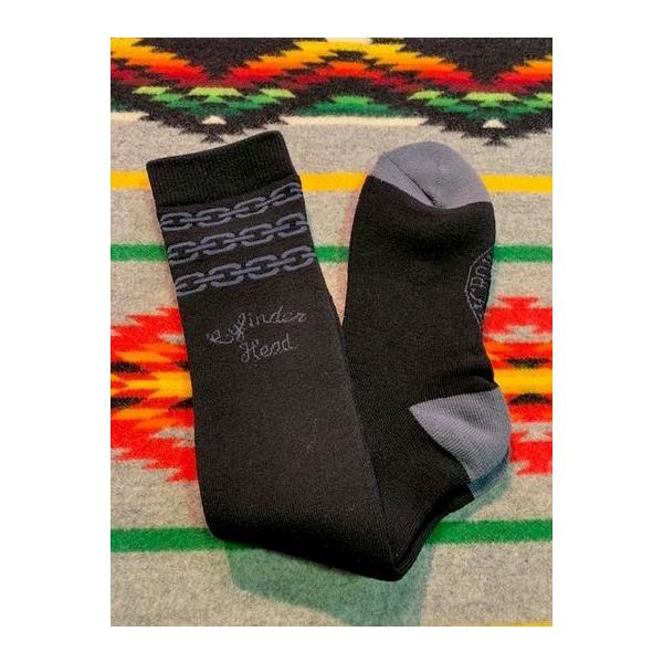 アンクラウド/UNCROWD ソックス UC-303 Boots Sox ”Chain” BLK