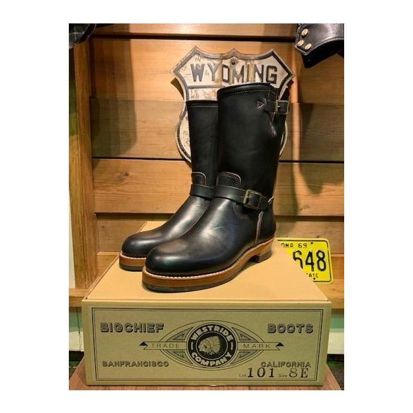 ウエストライド/WESTRIDE ブーツ BIG CHIEF BOOTS BLK : Magic-U