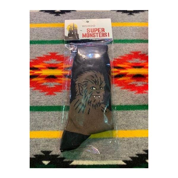 ウィアード/WEIRDO ソックス WRD-18-AW-G12 MONSTER SOCKS WOLFY