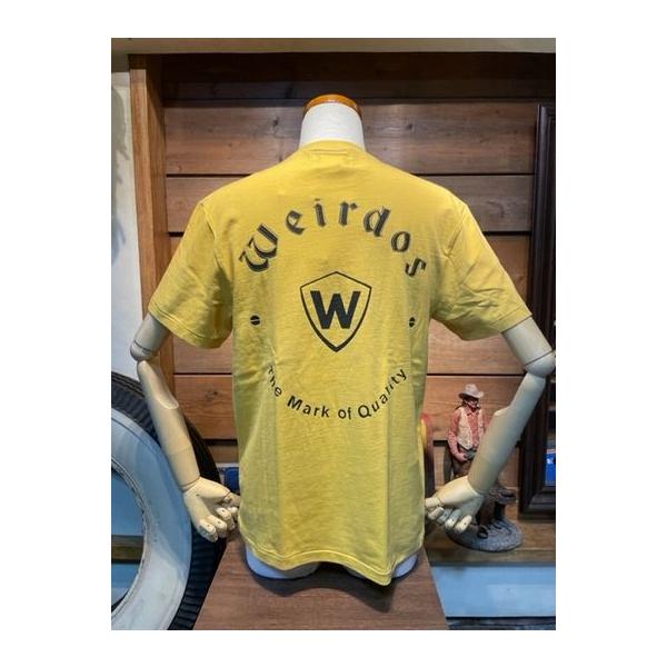 ウィアード/WEIRDO Tシャツ WRD-23-SS-24 W SHIELD - S/S T-SHIRTS YEL