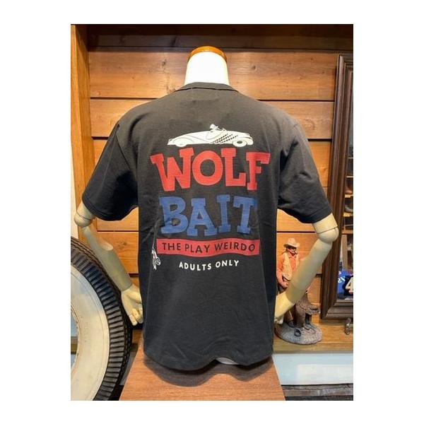 ウィアード/WEIRDO Tシャツ WRD-23-SS-28 BIG BAD WOLF - S/S T-SHIRTS BLK