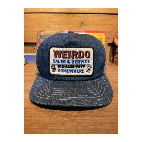 ウィアード/WEIRDO メッシュキャップ WRD-23-SS-G04　LIVING DEAD - DENIM TRUCKER CAP