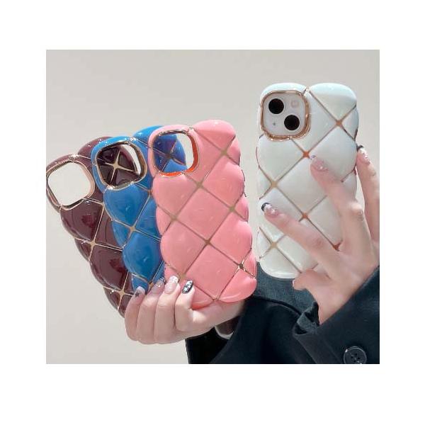 CELINE ブラック iPhone 11 ケース キルティング キルティングショルダーiPhoneケース[iPhone14/13/12/11/SE