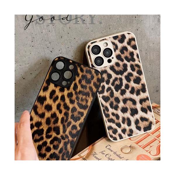 iPhone レオパード 豹柄 シンプル iphoneケース iphone16ケース