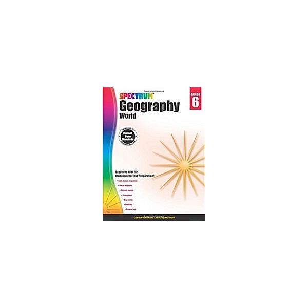 Spectrum Geography Grade 6: World (Paperback)