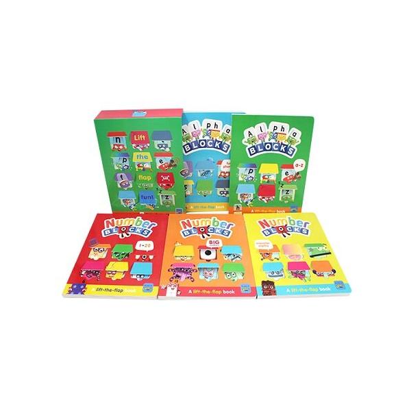 Numberblocks and Alphablocks Lift-the-Flap Boxed Set (Board Book 5