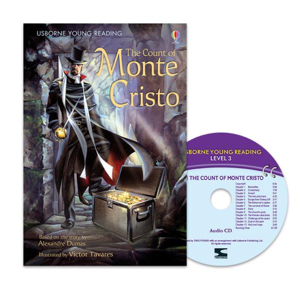 Usborne Young Reading Set 3-31: The Count of Monte Cristo (Paperback + 1 Audio CD)