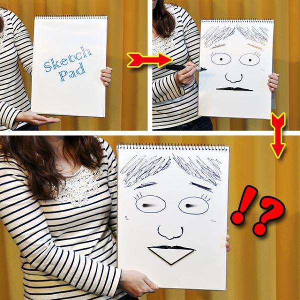 手品・マジック しゃべるスケッチブック P5951 : マジックエクスプレス