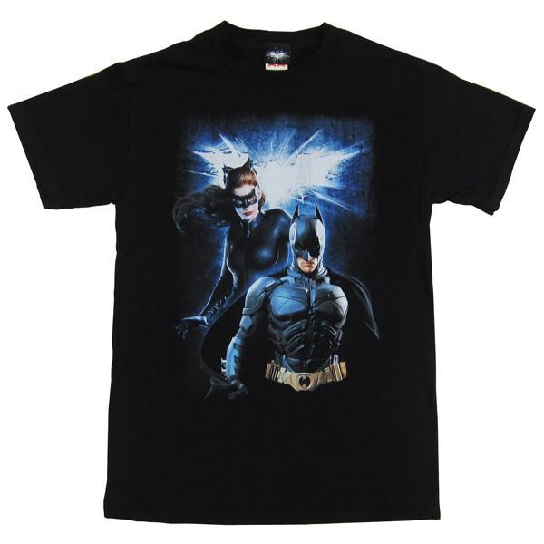 バットマン Bat & Cat ダークナイトライジング USA版 Tシャツ バットマン Bat & Cat ダークナイトライジング USA版 Tシャツ