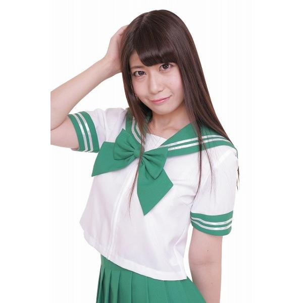 カラーセーラー 緑 JK ライブ 学祭 文化祭 対応 コスプレ衣装