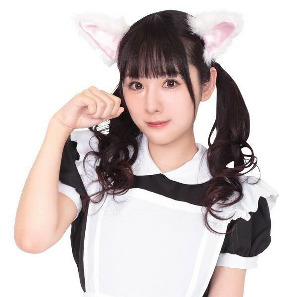 最大82%オフ! 猫耳ピン コスプレ 和風 コスプレ衣装 コスチューム 小物 〔和柄猫耳ピン 黒〕 パッチン留め ヘアピン 『花鳥風月』