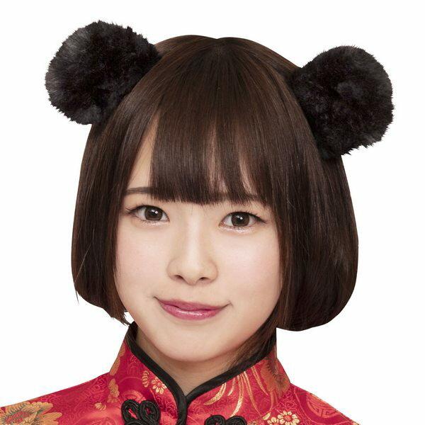 みみぴん けもみみピン パンダ ヘアピン 付け耳 アクセサリー : コスプレ衣装