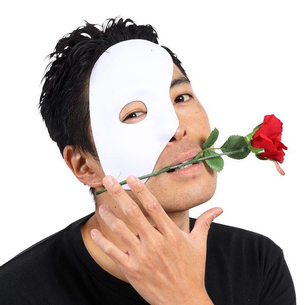 半分仮面 白 オペラ座の怪人風 仮面 ハーフマスク ハロウィン 仮装 お面 マスク コスプレ 小道具 ホワイト Cs1154 コスプレ衣装専門店マジックナイト 通販 Yahoo ショッピング