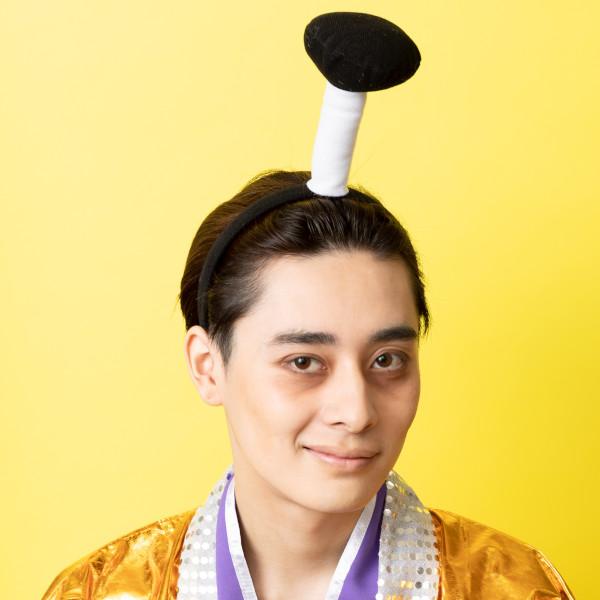 ちょんまげカチューシャ お殿様 とのさま カチューシャ バカ殿 