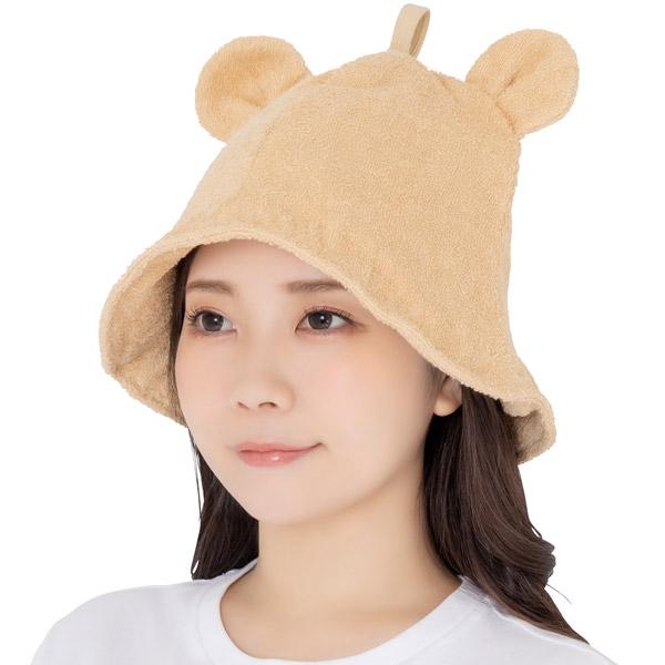 オーダー　木彫り　サウナハットの小さなクマさん2匹 オーダー 木彫り サウナハットの小さなクマさん2匹