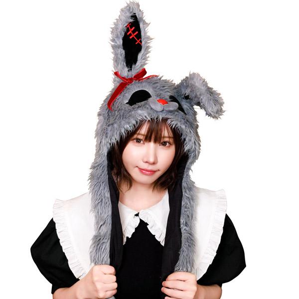 パタパタハット ホラーラビット うさぎ バニー 帽子 被り物 ハロウィン