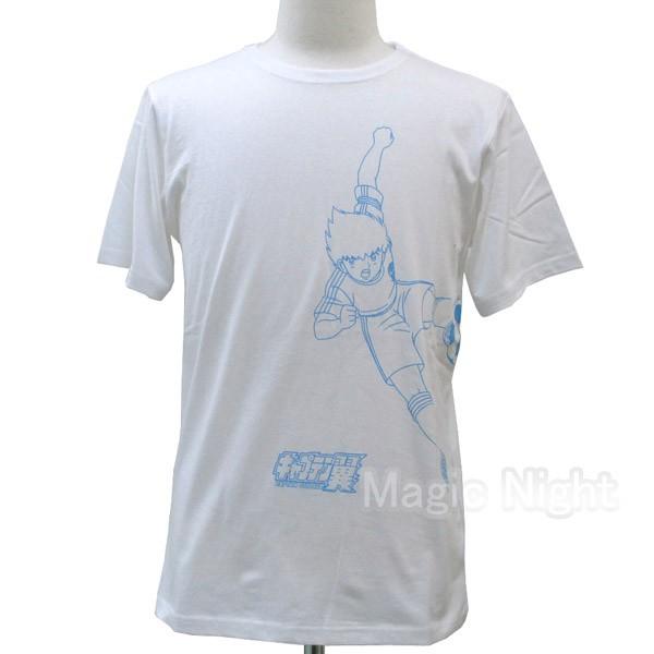 キャプテン翼 Tシャツ ツインシュート 翼 白 : コスプレ衣装専門