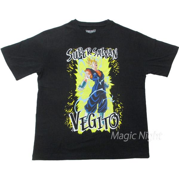 超ベジット Tシャツ ドラゴンボール 半袖 メンズ ブラック 黒