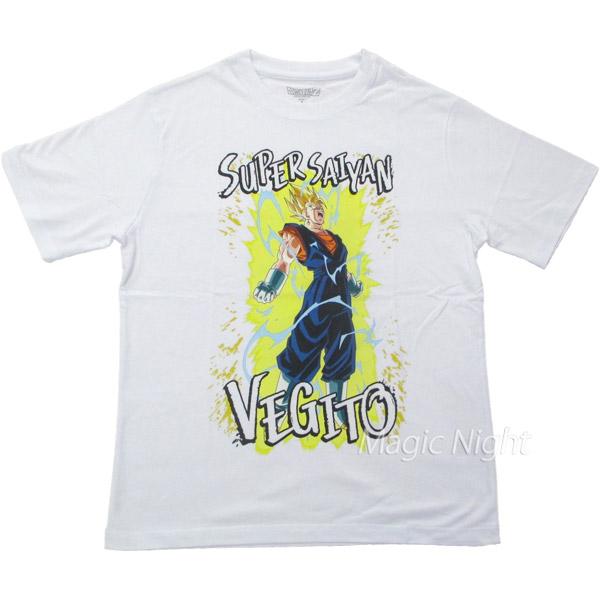 超ベジット Tシャツ ドラゴンボール 半袖 メンズ ホワイト 白