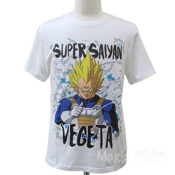 超サイヤ人 ベジータ Tシャツ ホワイト 白 ドラゴンボールz Super Saiyan Tシャツ 半袖 Dz36wh コスプレ衣装専門店マジックナイト 通販 Yahoo ショッピング