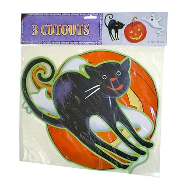 カットアウト スケアリーファン ハロウィン ペーパー ウォールデコ 装飾 バナー