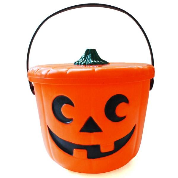 フタ付き パンプキンバケツ お菓子入れ キャンディバケツ ハロウィン