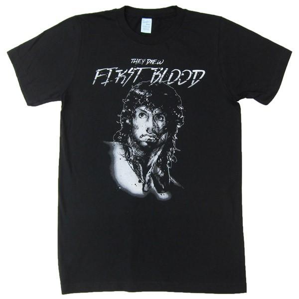 ランボー ファーストブラッド First Blood（黒） 映画 Rambo Tシャツ 