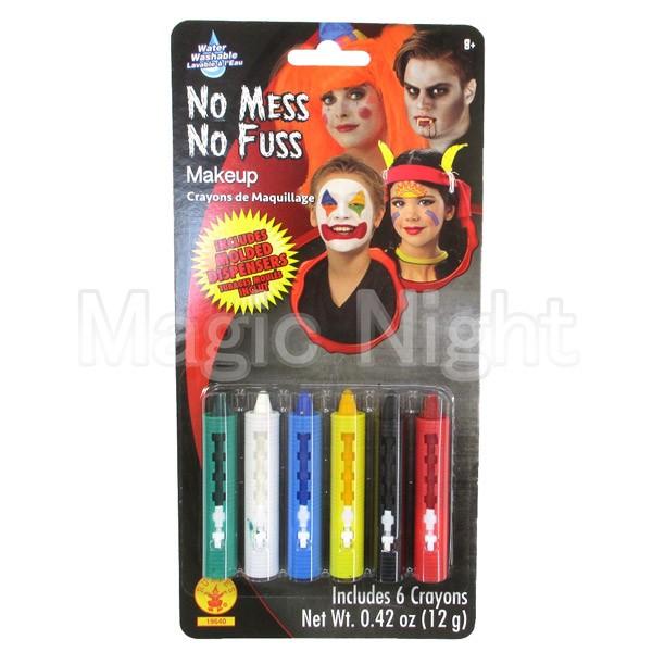 水性ペイントクレヨン6色セット ハロウィン 仮装 メイク Rj コスプレ衣装専門店マジックナイト 通販 Yahoo ショッピング