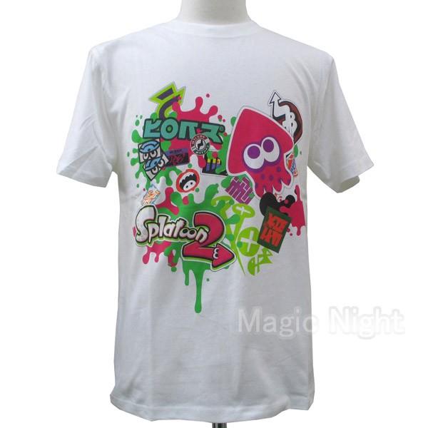 スプラトゥーン Tシャツ スプラトゥーン2 スプラット インクリング ホワイト Spwh コスプレ衣装専門店マジックナイト 通販 Yahoo ショッピング