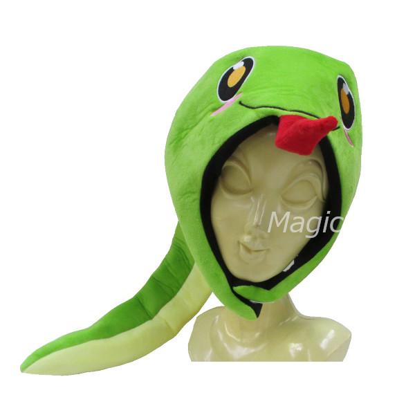 大きなお目目が可愛い！幸運の蛇のかぶりもの☆縁起物のへびを被って、縁担ぎしちゃおう！二次会・宴会・新年会など各種イベントにもおすすめ！ハロウィン仮装やコスプレ、プレゼントにもどうぞ♪大人用フリーサイズ、大人がすっぽり被れます。※小さなお子様...