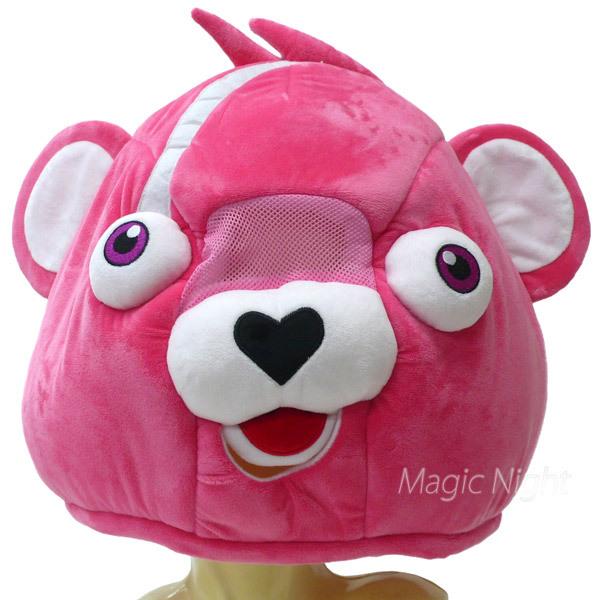 ピンクのくまちゃんデカヘッド 着ぐるみキャップ フォートナイト ピンクのクマちゃん かぶりもの 被り物 帽子 Szc215 コスプレ衣装専門店マジック ナイト 通販 Yahoo ショッピング
