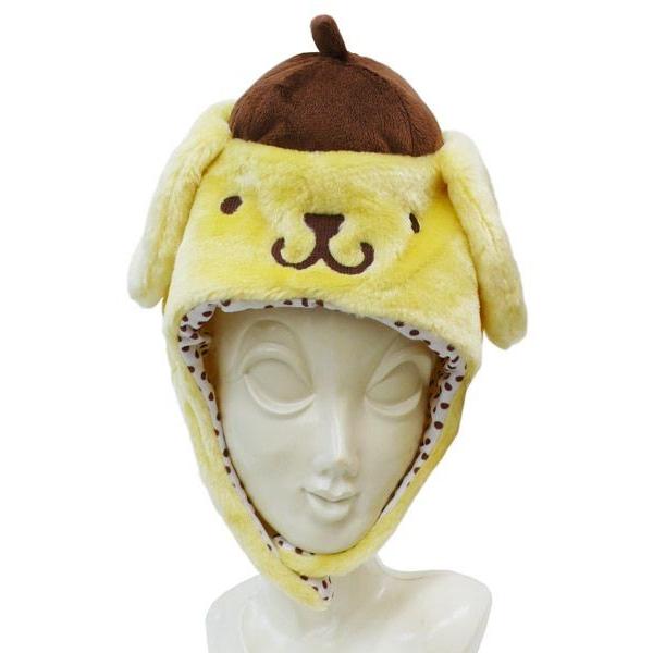 ポムポムプリン 着ぐるみキャップ かぶりもの 帽子