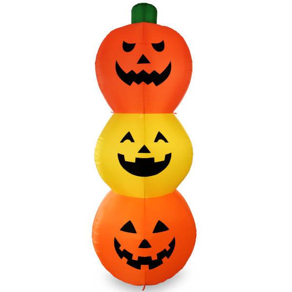 ⭐︎新品未開封⭐︎ エアディスプレイ トリプルオレンジパンプキン H240cm エアーディスプレイ トリプルパンプキン 240cm ハロウィン