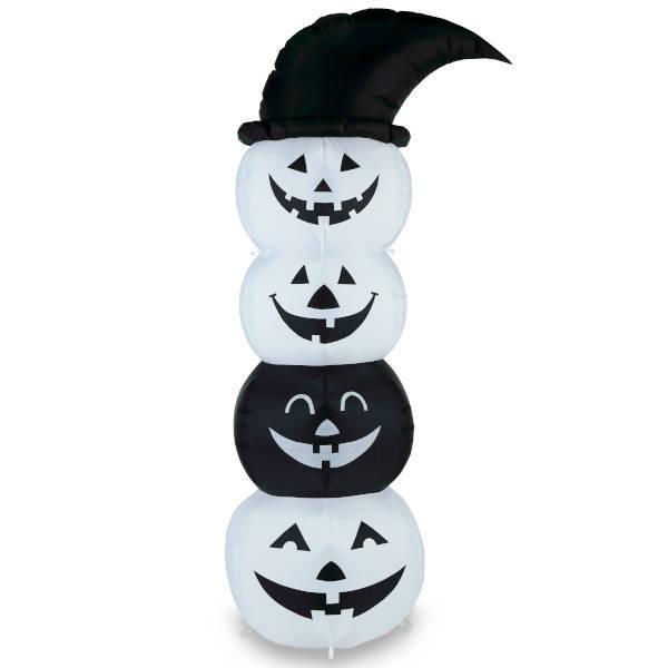 エアーディスプレイ 4連パンプキン ハロウィン 大きい 飾り エア
