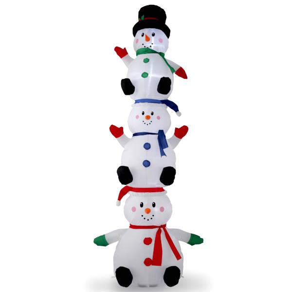エアーディスプレイ スノーマントリオ クリスマス 大きい スノーマン