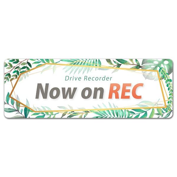 車ステッカー ドライブレコーダー ボタニカル Drive Recorder Now On Rec スリム型車マグネットステッカー ゆうパケット対応210円 A マグネットパークyahoo 店 通販 Yahoo ショッピング