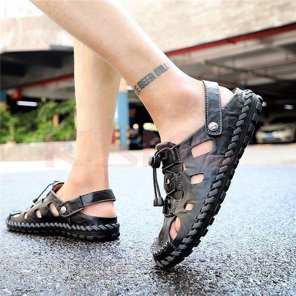 人気商品ランキング サンダル 通気 アウトドア 夏 革サンダル 紳士用 靴 スポーツシューズ メンズ サンダル スリッポン メンズ サンダル Itse Edu Co