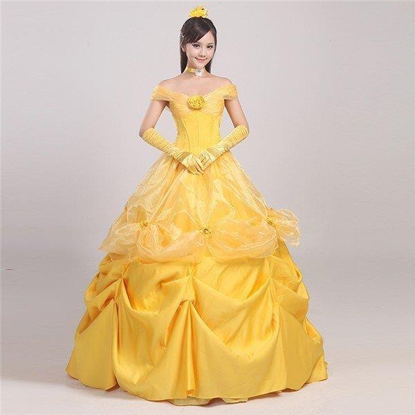 Wl446 ベルドレスアップ 大人用 ハロウィン 衣装 仮装衣装 衣装 コスプレ コスチューム ハロウィン おとぎ話 女性用 レディース 美女と野獣 童話 おとぎ話 ディズニープリンセス Xrx E Magokoro