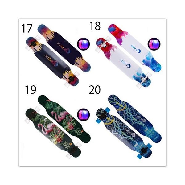 デッキ ロングスケートボード スケ スポーツ ロングボード グリップテ