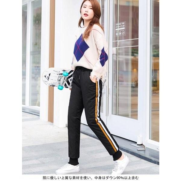 ダウンパンツ レディース 厚手 ロングパンツ ウエストゴム スポーツパンツ 女性用 カジュアル ボトムス 冬物 防寒 オシャレ Www Saludaliadental Com