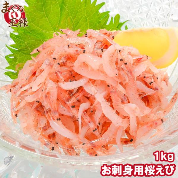 お中元 生桜エビ お刺身用 生桜えび 合計1kg 500g×2 台湾産 冷凍桜海老 桜えび 桜海老 桜エビ
