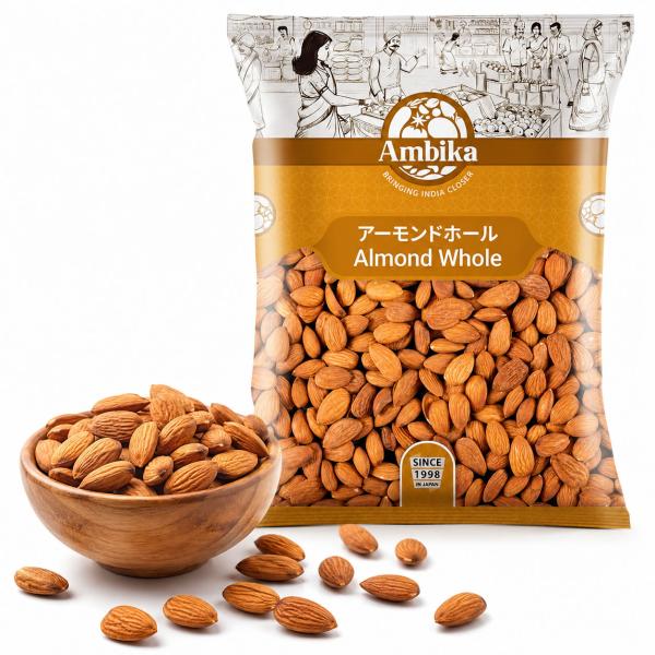 業務用 アーモンドホール 500g アンビカ 【コンパクト便】