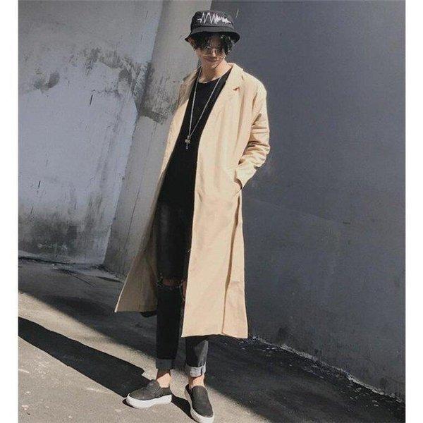 セール 登場から人気沸騰 アウター チェスター ロングコート スプリングコート メンズ トレンチコート ジャケット メンズファッショ 秋 紳士 ゆったり トレンチコート サイズ L Michiganestateplanning Com